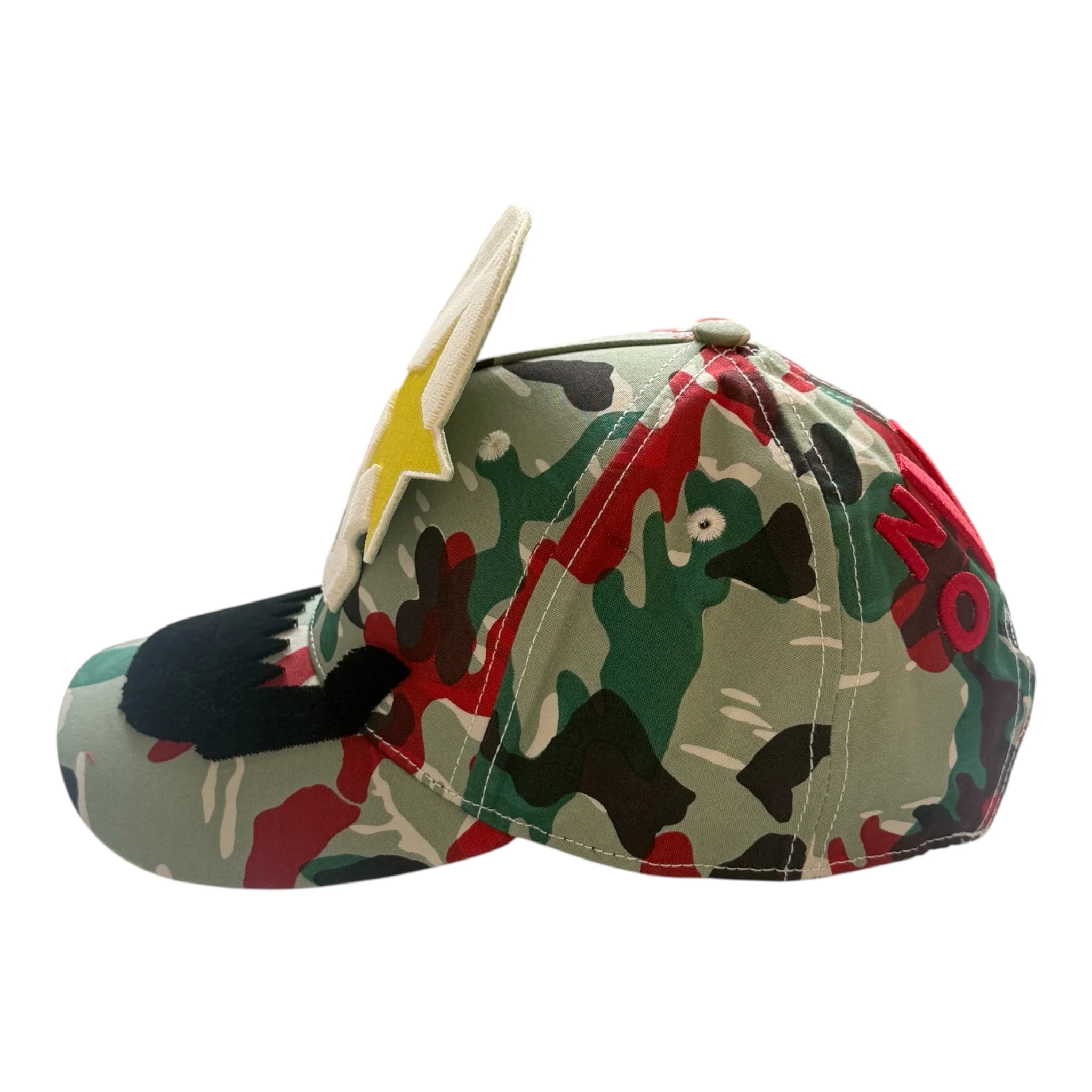 Camo Cap by Walter van Beirendonck - Light Green - Image 3