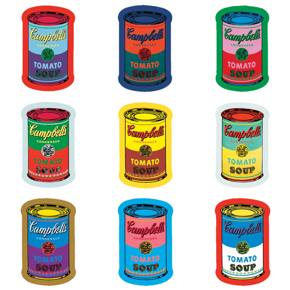 Campbell's Soup Cans By Andy Warhol - Sheet of 9 Stickers - Image 3