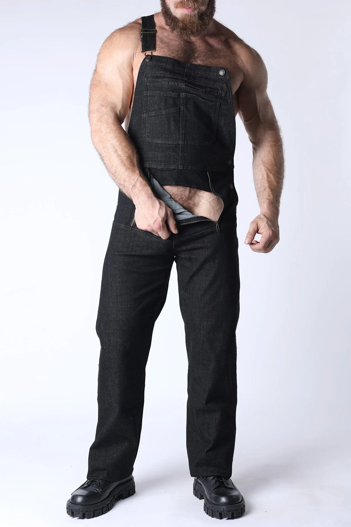 CELLBLOCK 13 Axel Denim Overall - Black - Image 2
