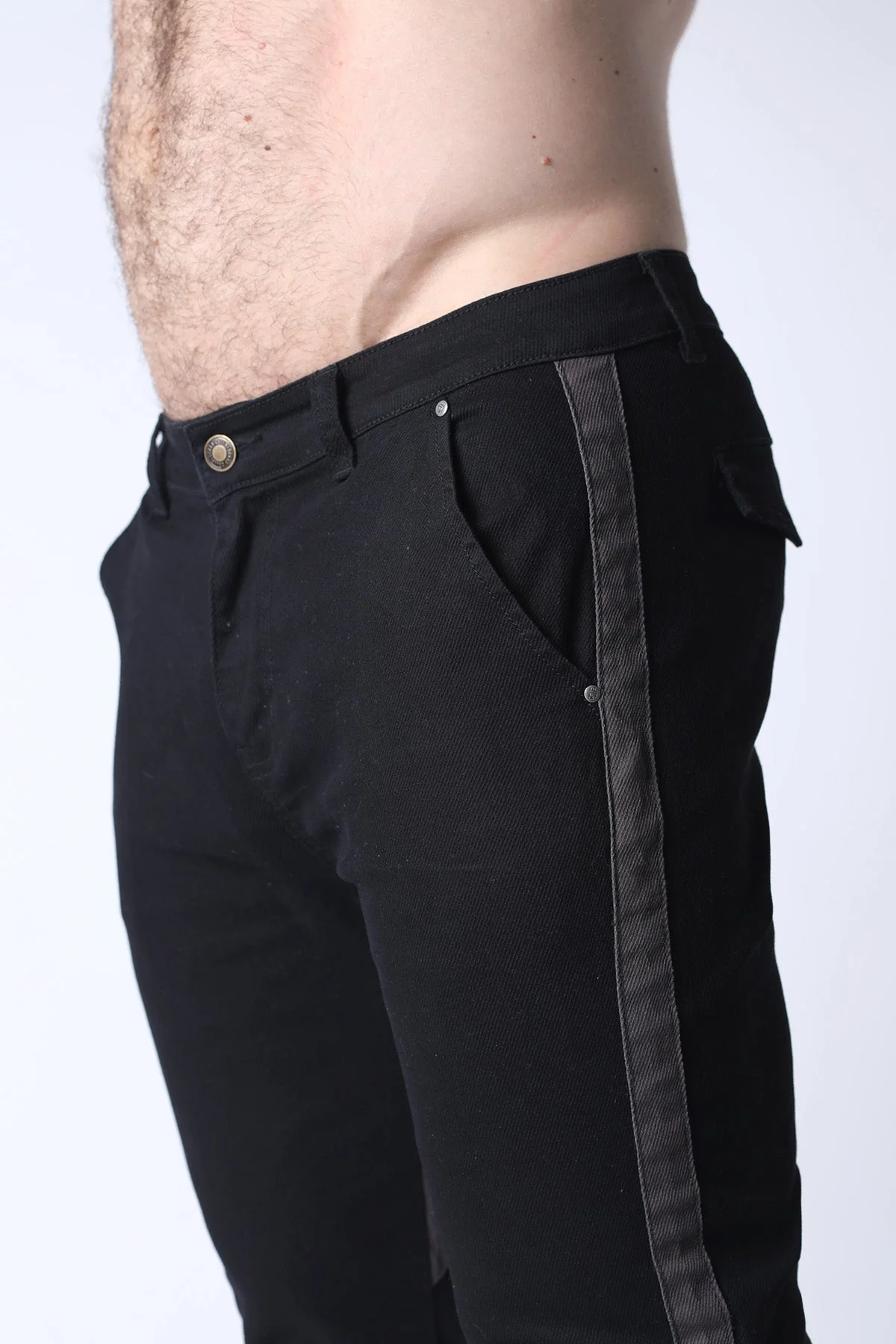 CELLBLOCK 13 Brigade Twill Saddle Zipper Pant- Black - Image 3