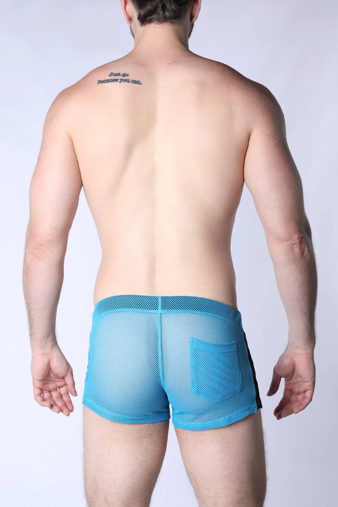 CELLBLOCK 13 Chain Reaction Mesh Jock Short - Blue - Image 2