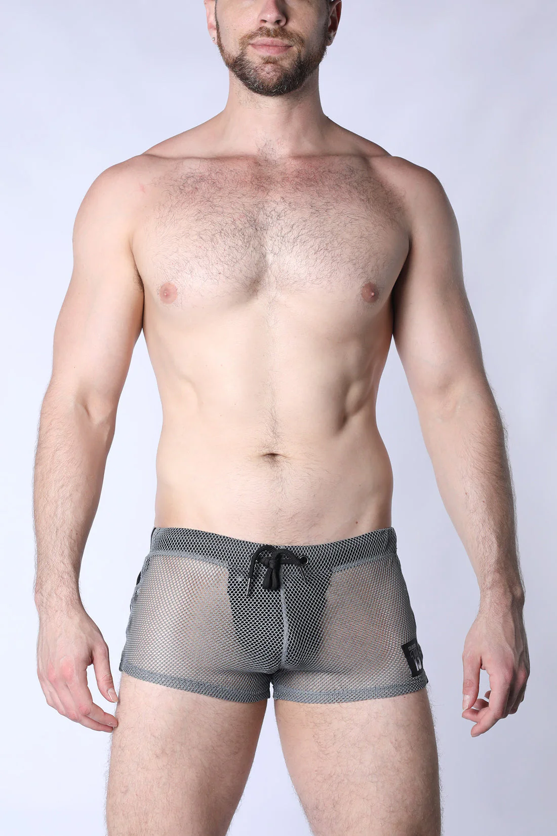 CELLBLOCK 13 Chain Reaction Mesh Jock Short - Gray - Image 2