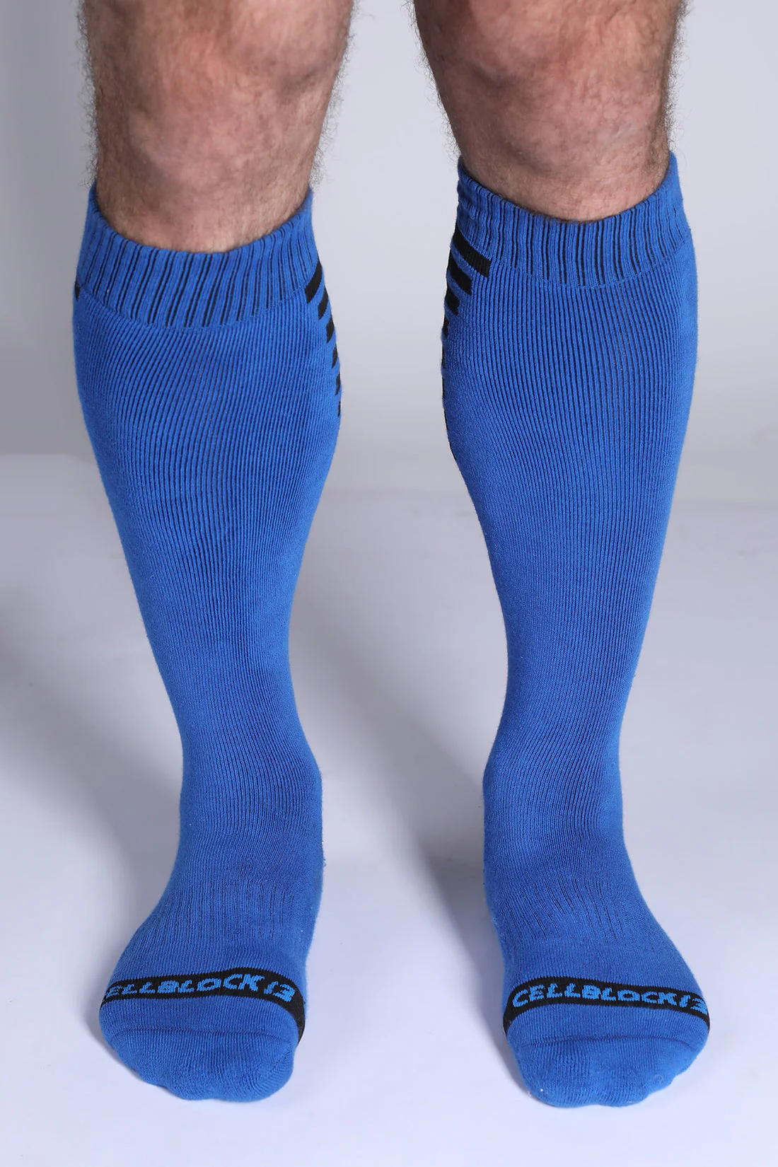 CELLBLOCK 13 Iron Grip Knee High Socks - Blue - Image 2