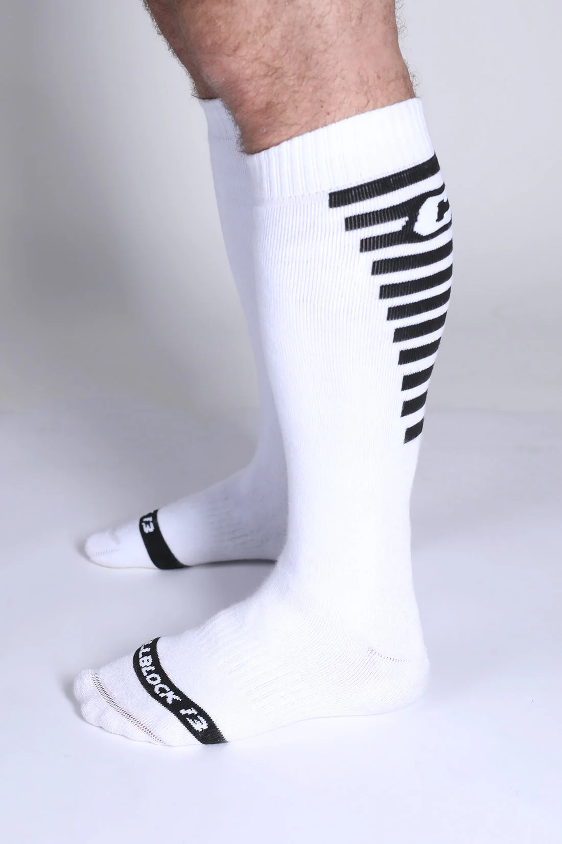 CELLBLOCK 13 Iron Grip Knee High Socks - White - Image 3