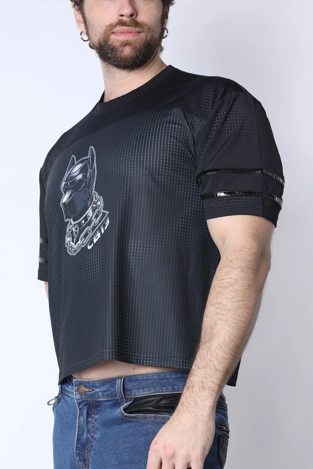 CELLBLOCK 13 Kennel Club DARK PUP Crop Top - Black - Image 3