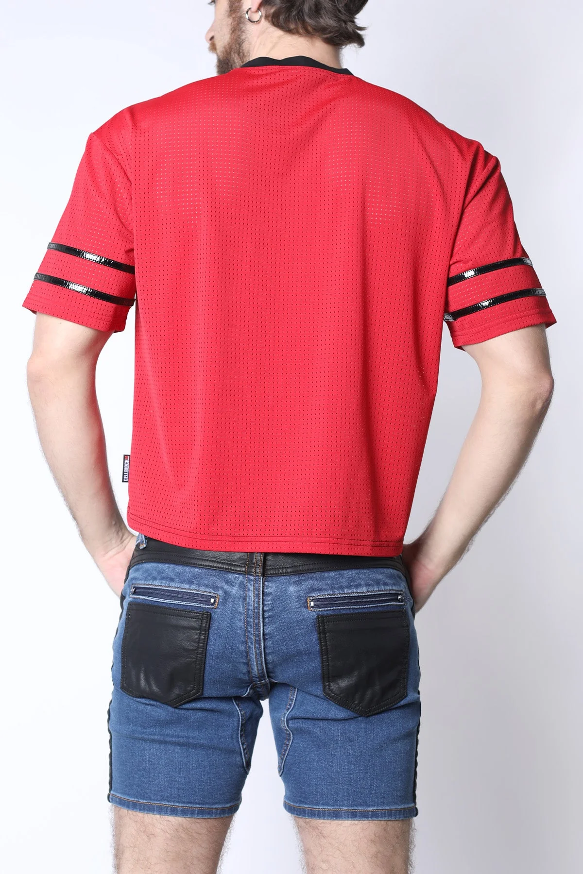 CELLBLOCK 13 Kennel Club DARK PUP Crop Top - Red - Image 3
