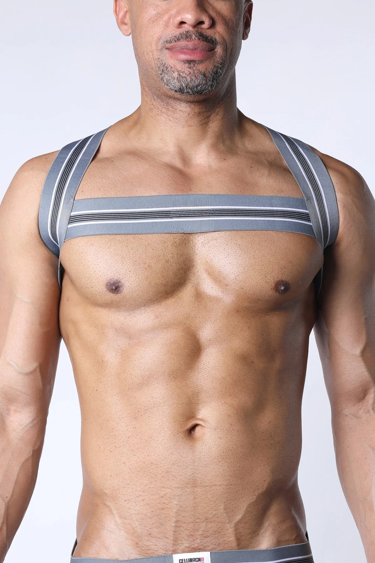 CELLBLOCK 13 Tight End Elastic Harness - Gray