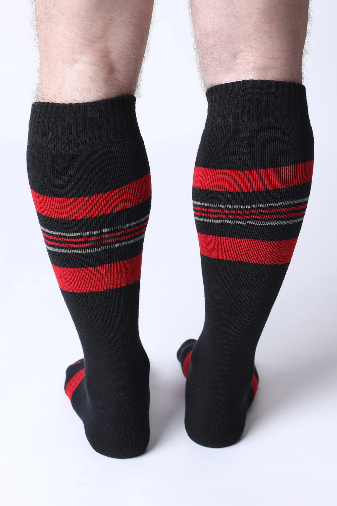 CELLBLOCK 13 Tight End Knee High Shadow Socks - Red - Image 3