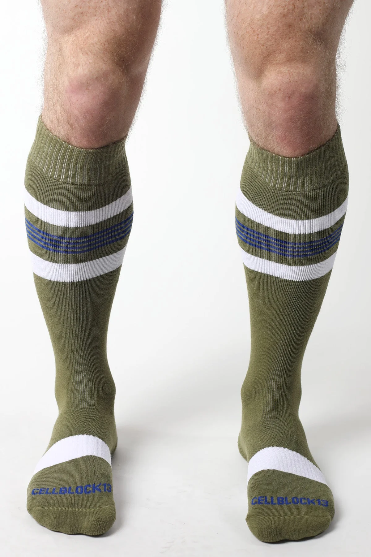 CELLBLOCK 13 Tight End Knee High Socks ARMY - Image 3