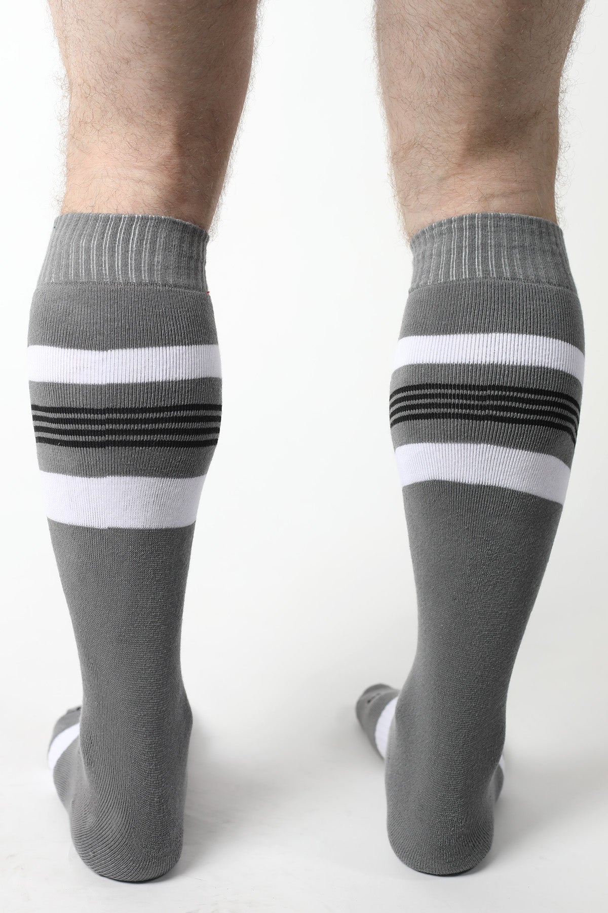 CELLBLOCK 13 Tight End Knee High Socks Gray - Image 3