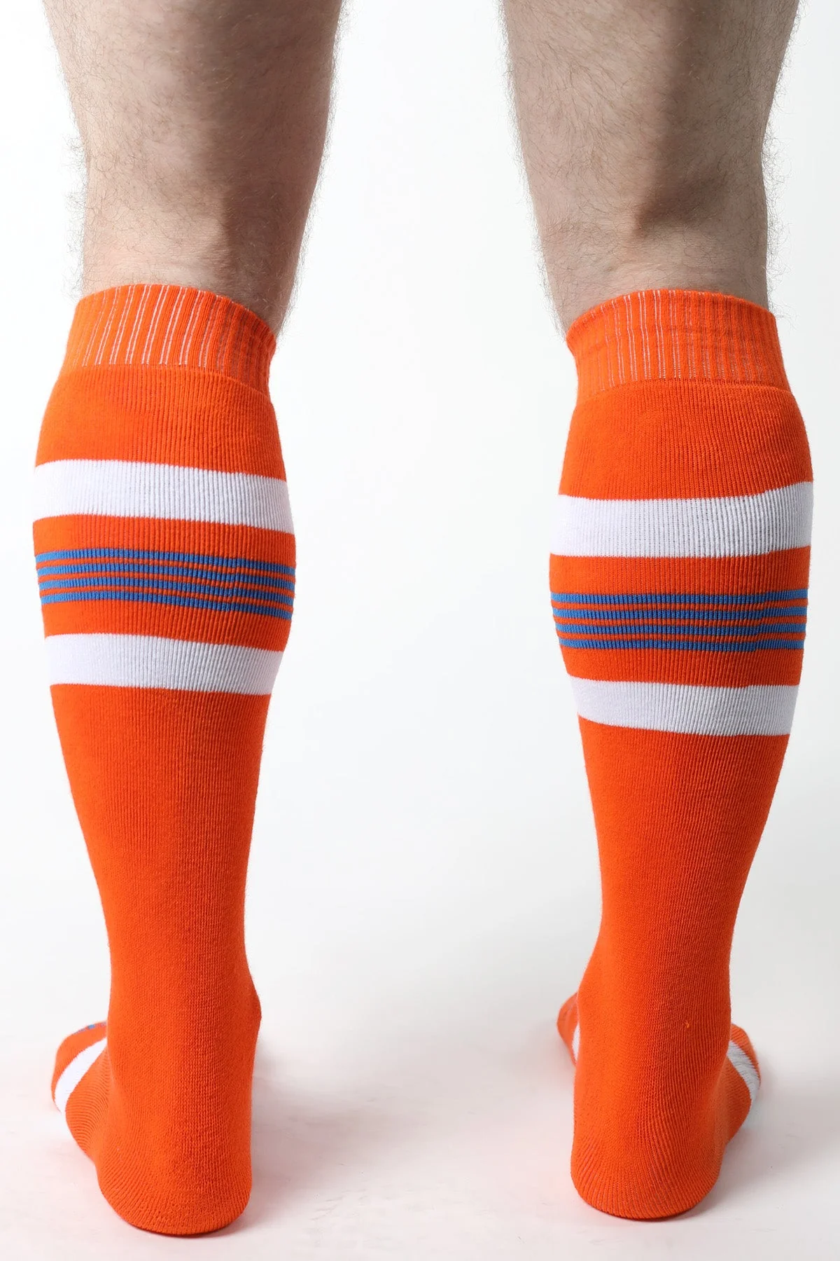 CELLBLOCK 13 Tight End Knee High Socks Orange - Image 2