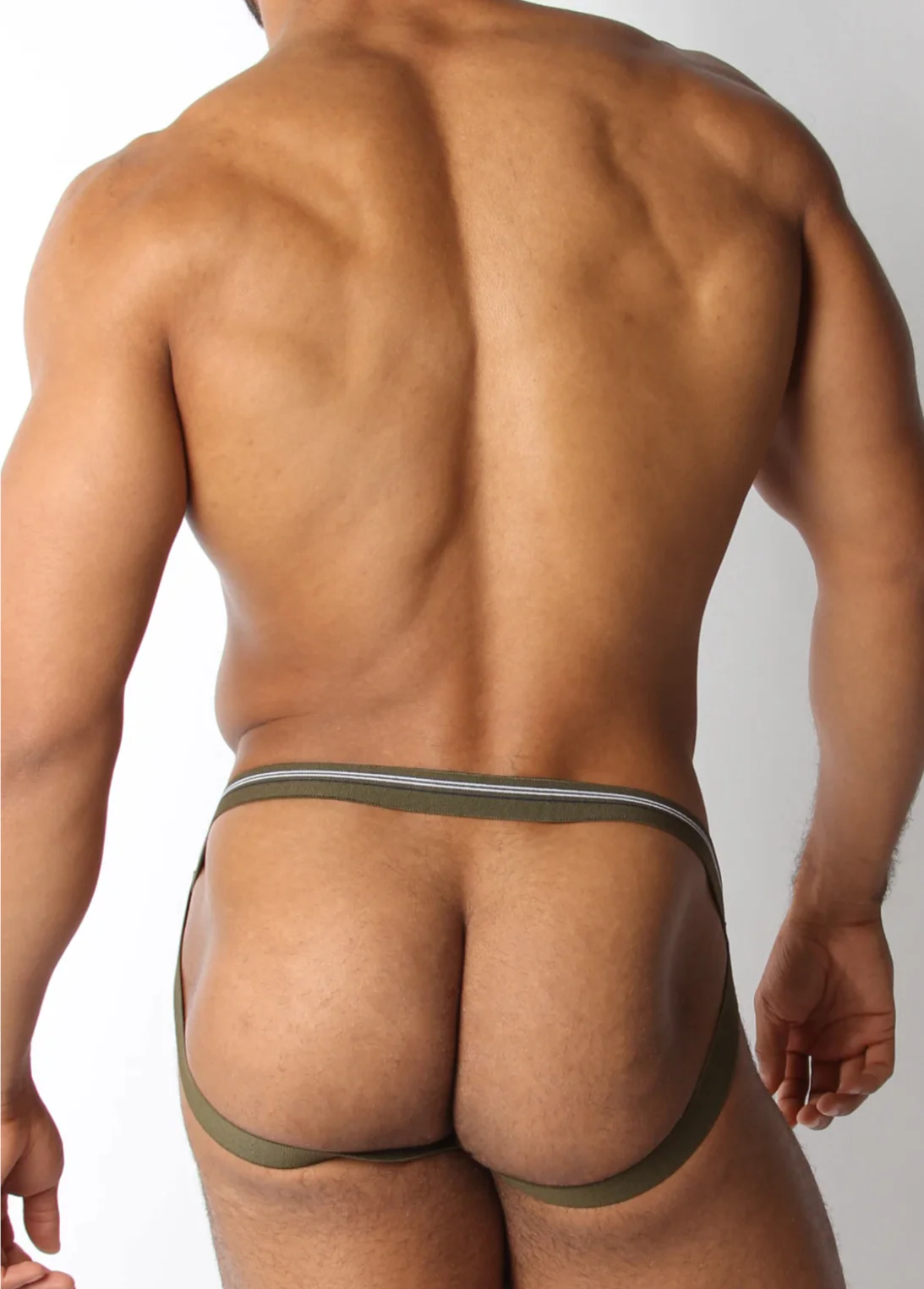 CELLBLOCK 13 TIGHT END SWIMMER JOCKSTRAP - ARMY - Image 10