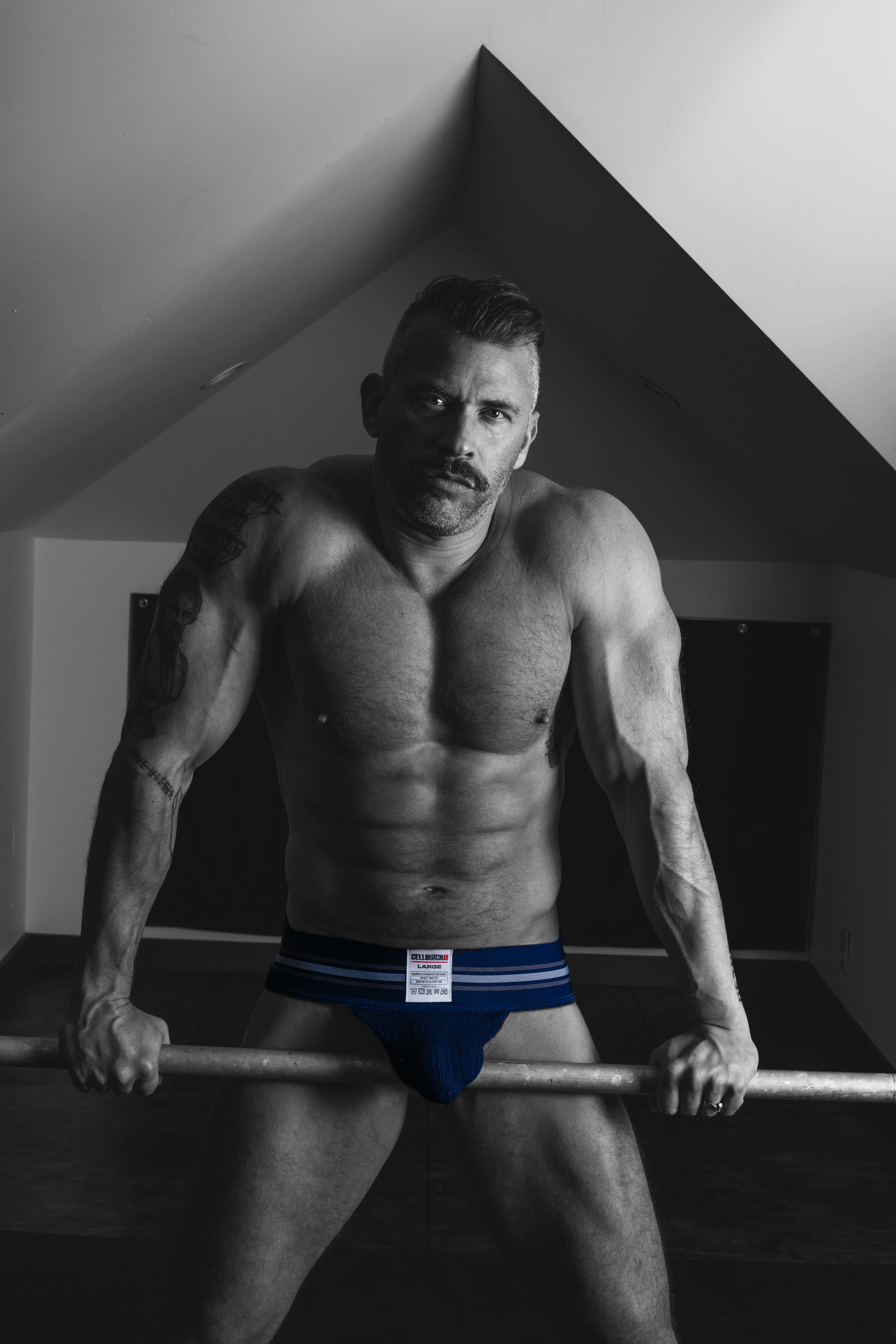 CELLBLOCK 13 TIGHT END JOCKSTRAP - NAVY - Image 3