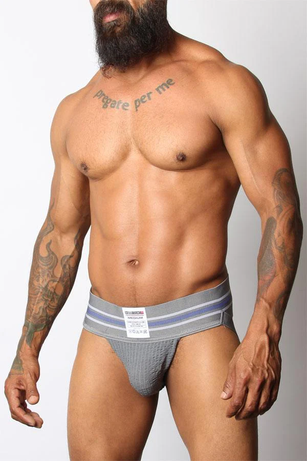 CELLBLOCK 13 TIGHT END JOCKSTRAP - GREY - Image 5
