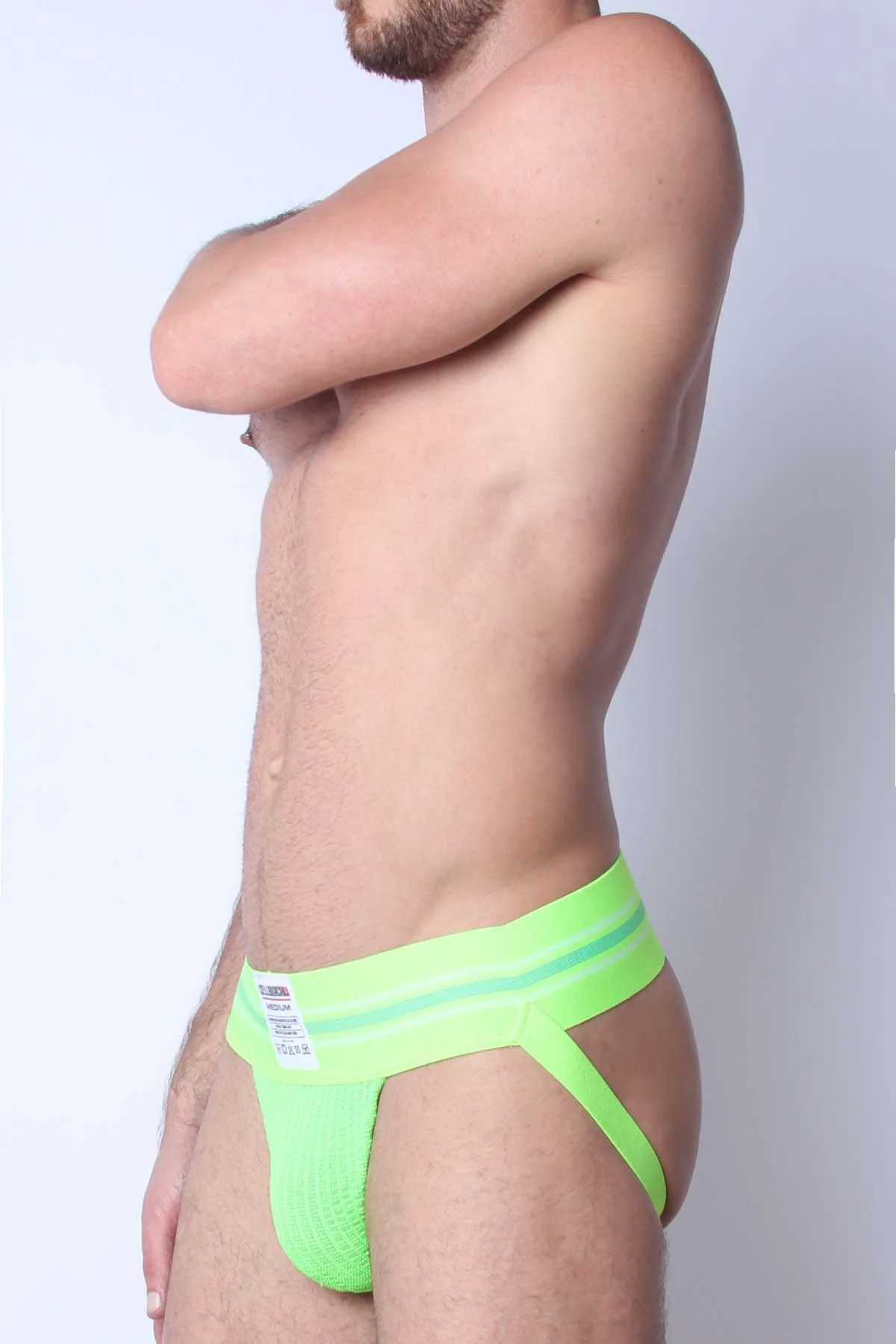 CELLBLOCK 13 TIGHT END JOCKSTRAP - LIME - Image 5