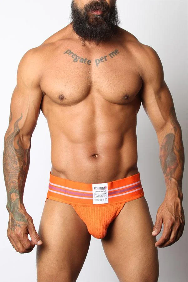 CELLBLOCK 13 TIGHT END JOCKSTRAP - ORANGE - Image 5