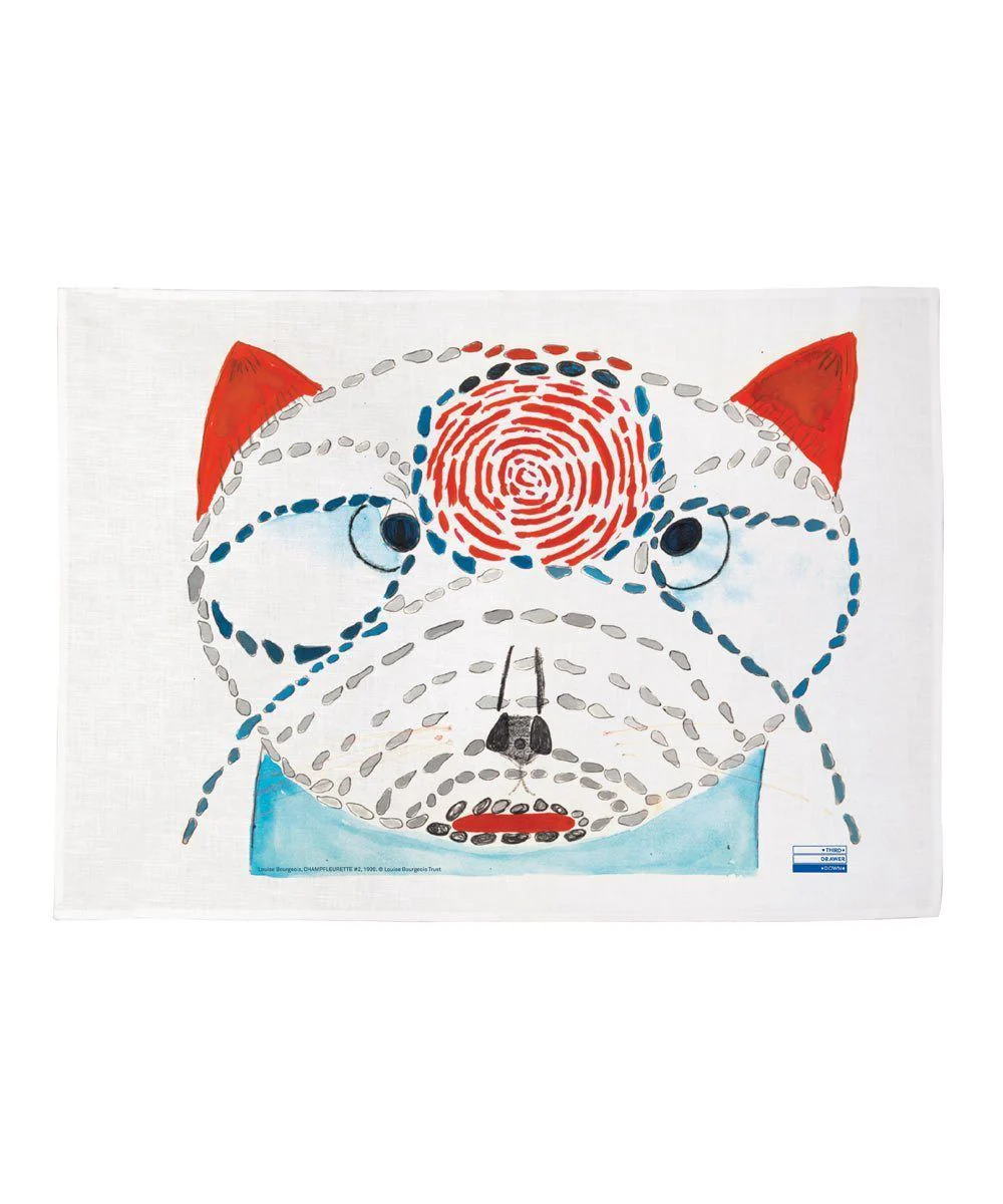 Champfleurette #2 Tea Towel by Louise Bourgeois x Third Drawer Down - Image 4