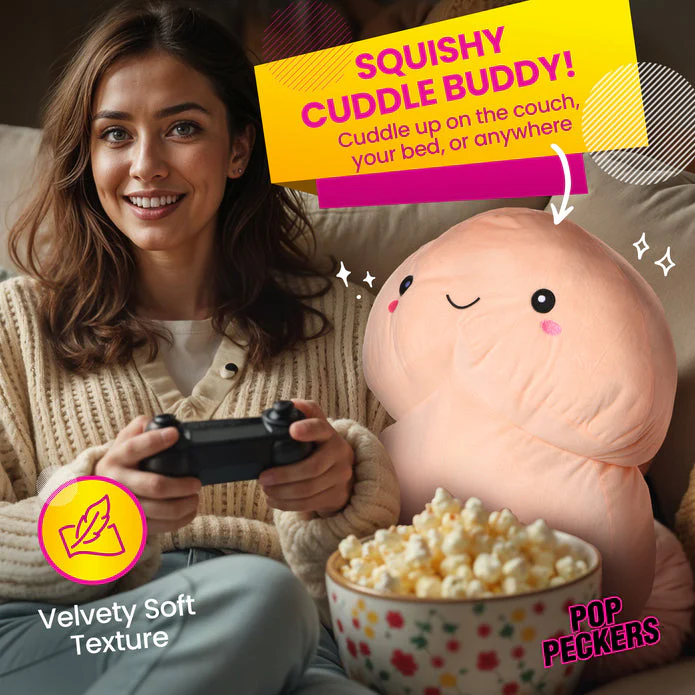 Chibi Happy Peckers Pillow- Large - Image 2