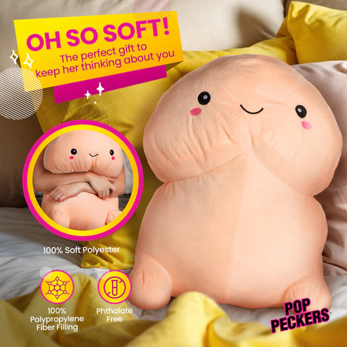 Chibi Happy Peckers Pillow- Large - Image 3