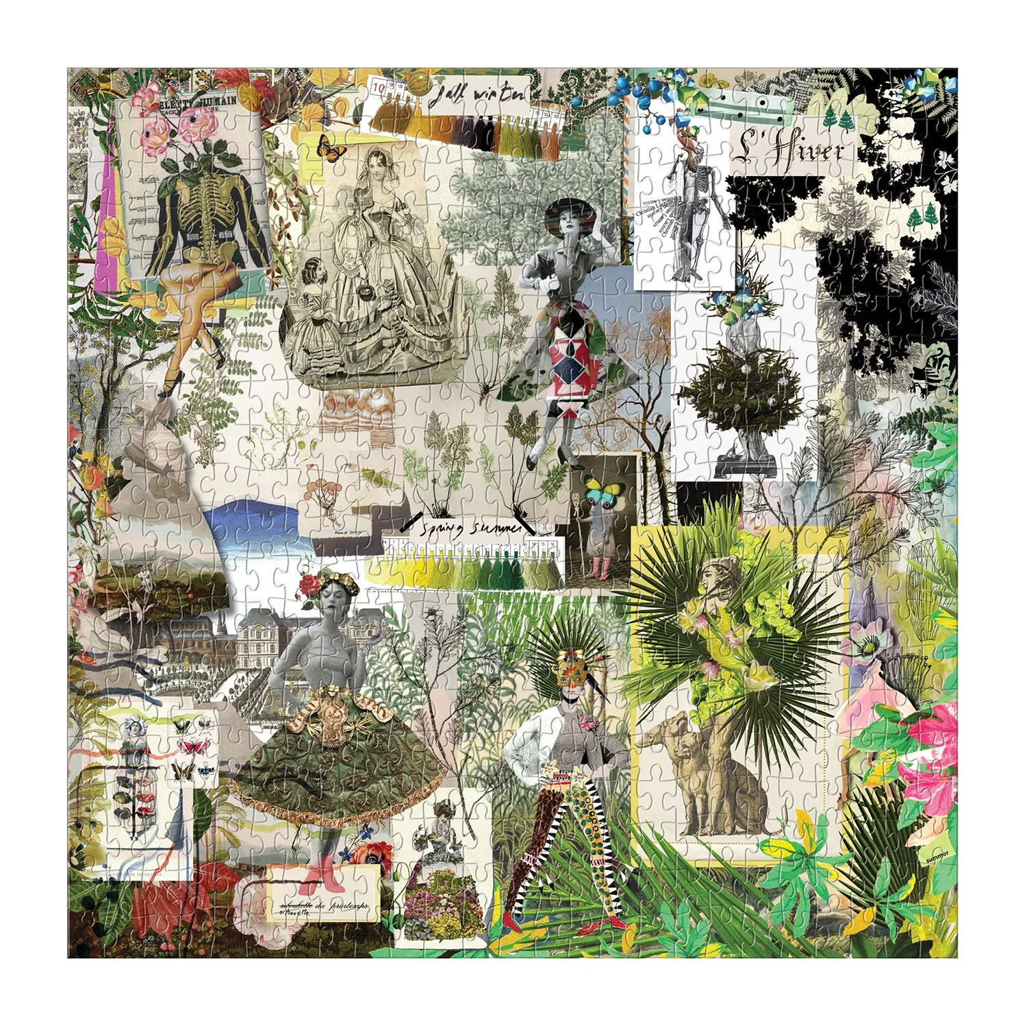 Christian Lacroix Heritage Collection Fashion Season Double-Sided 500 Piece Jigsaw Puzzle - Image 2