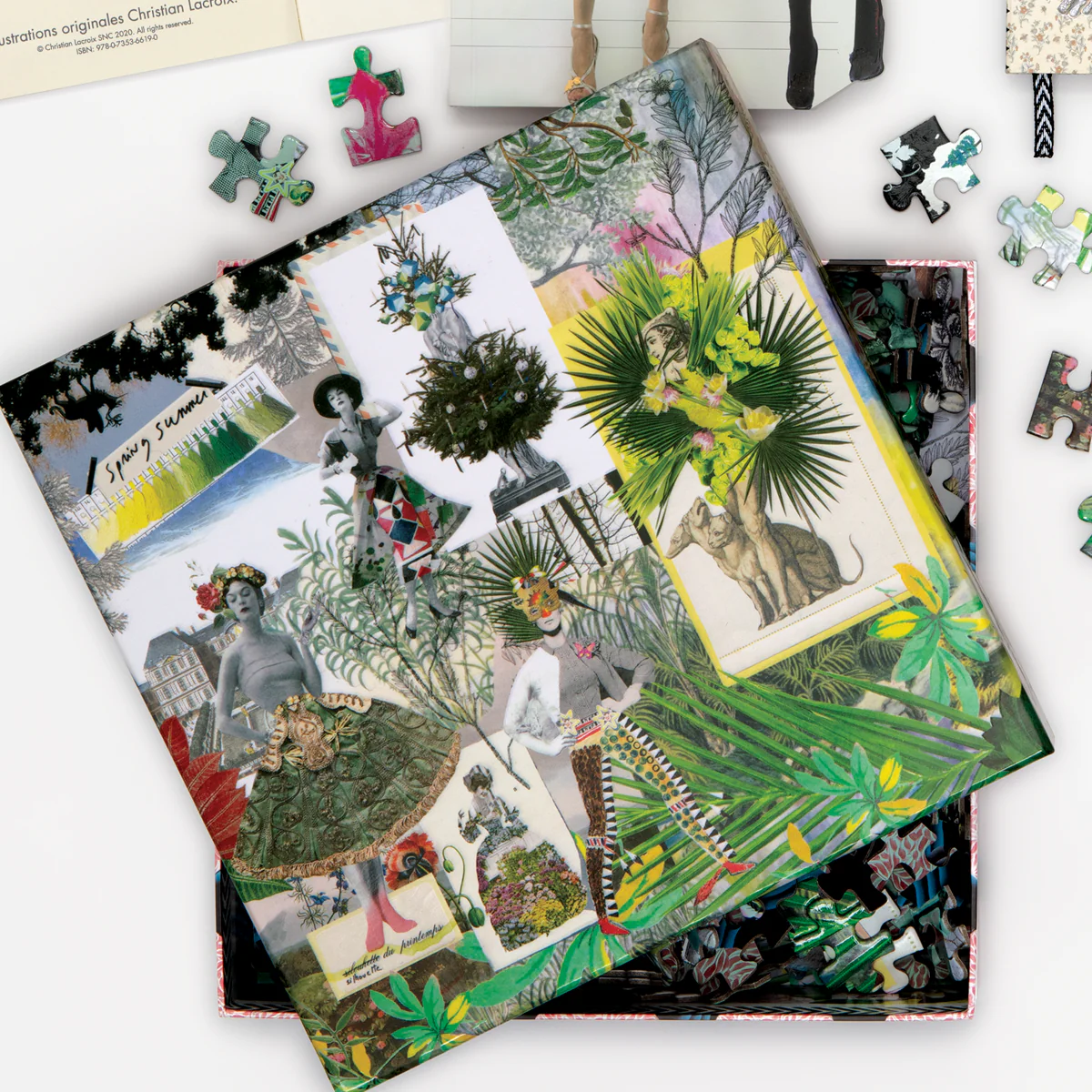 Christian Lacroix Heritage Collection Fashion Season Double-Sided 500 Piece Jigsaw Puzzle - Image 3