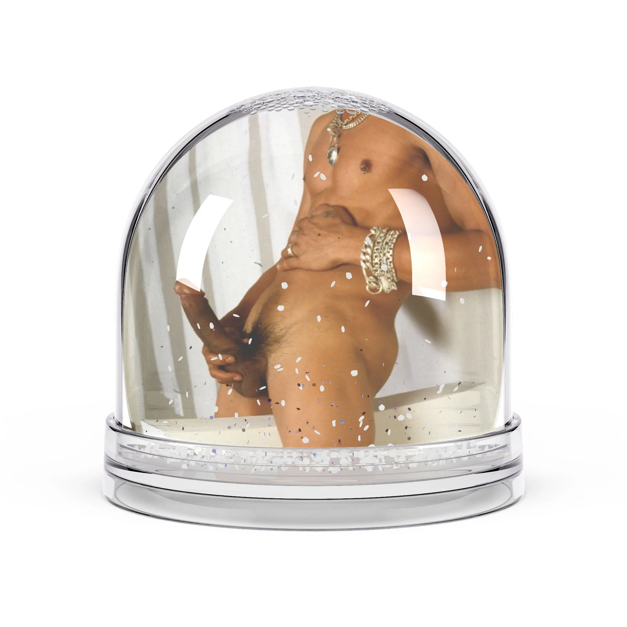 CHUCK X CULTUREEDIT DICK BLING Snow Globe - Image 2