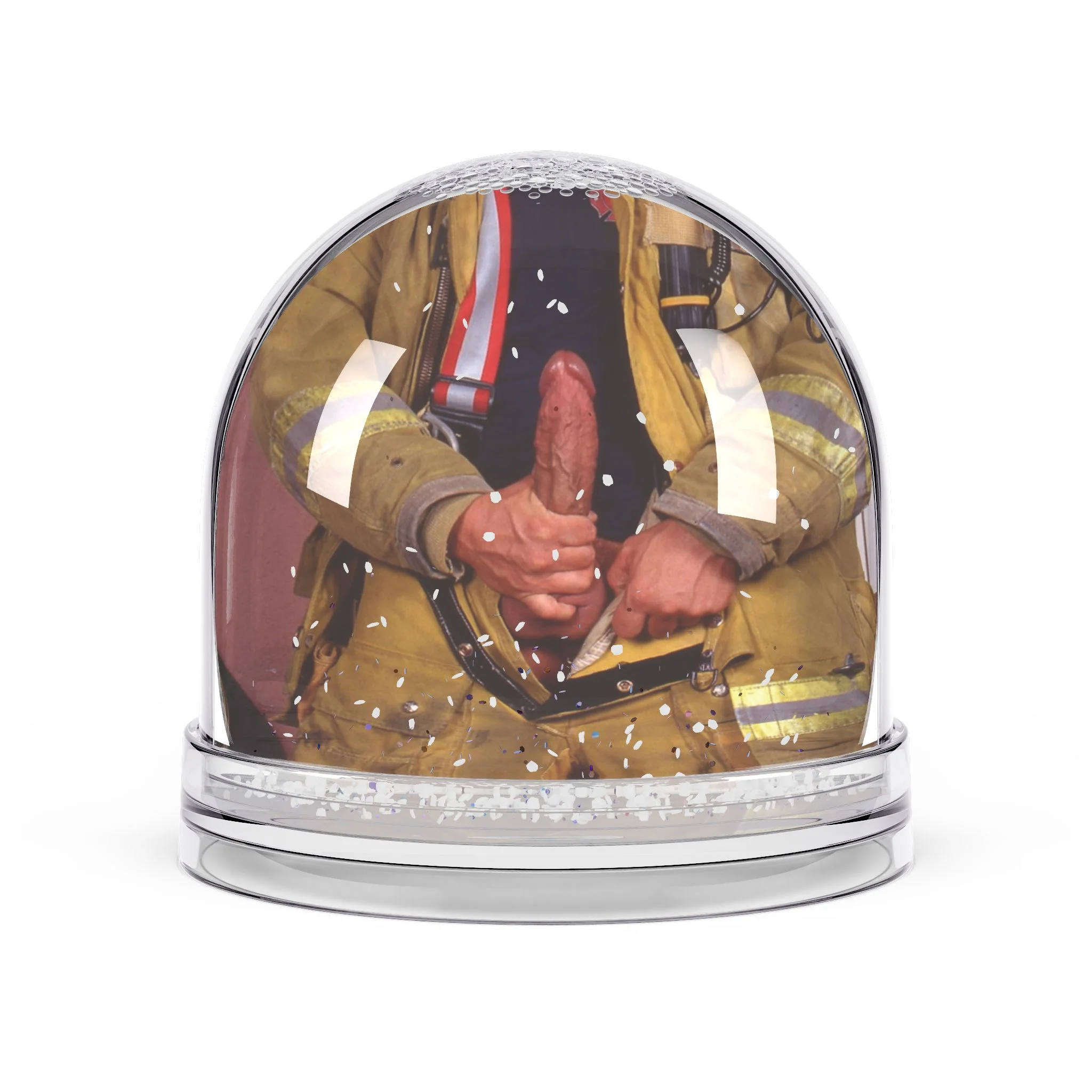 CHUCK X CULTUREEDIT Dick on Fire Snow Globe - Image 2