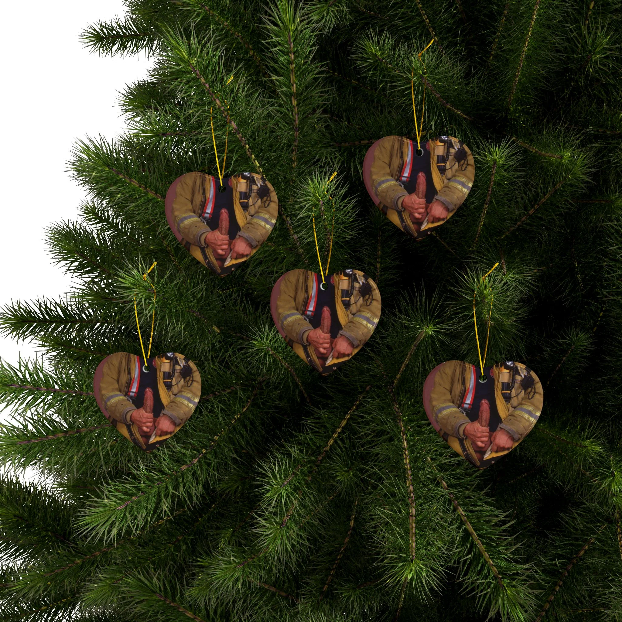 CHUCK X CULTUREEDIT "FIREMAN" Ceramic Ornaments (1pc, 3pcs, 5pcs, 10pcs) - Image 45