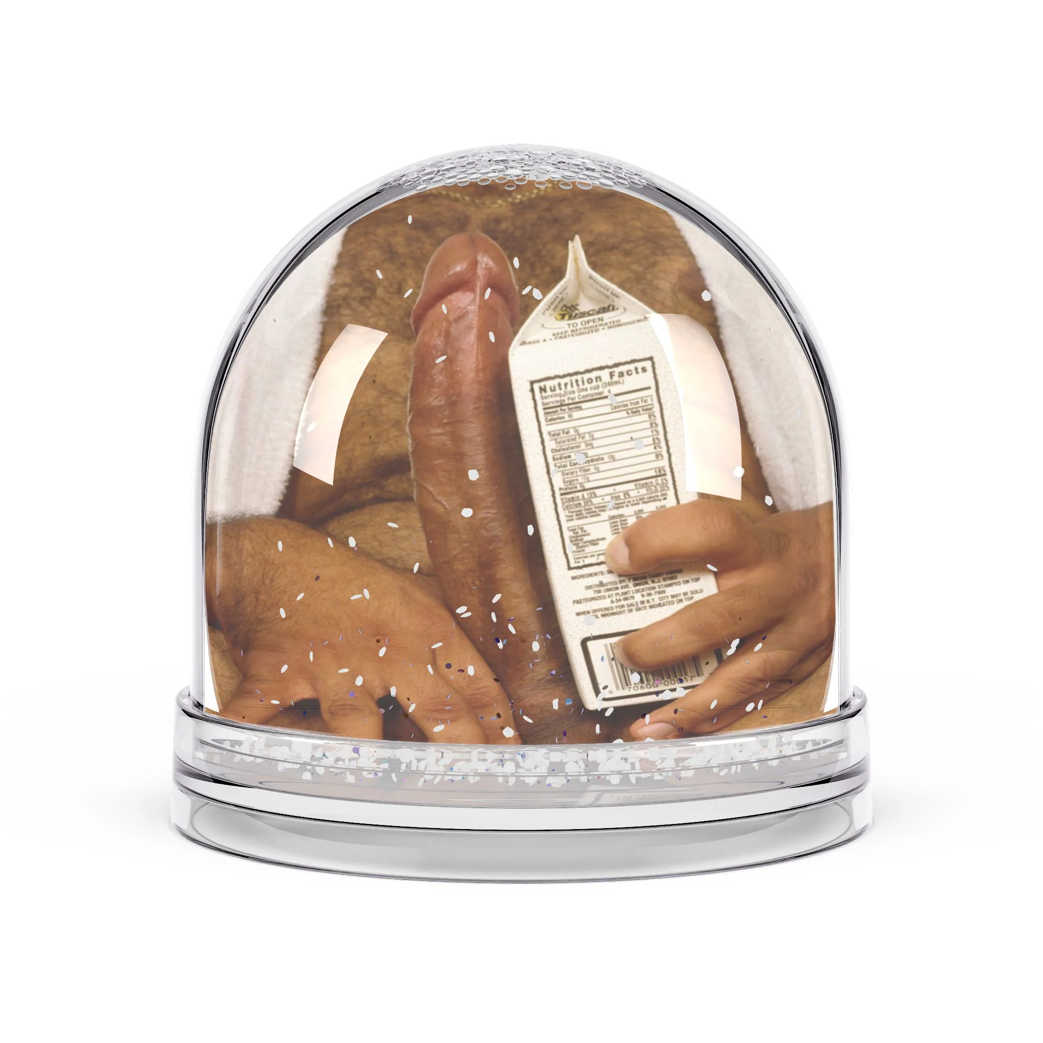 CHUCK X CULTUREEDIT Milk Me Snow Globe - Image 2