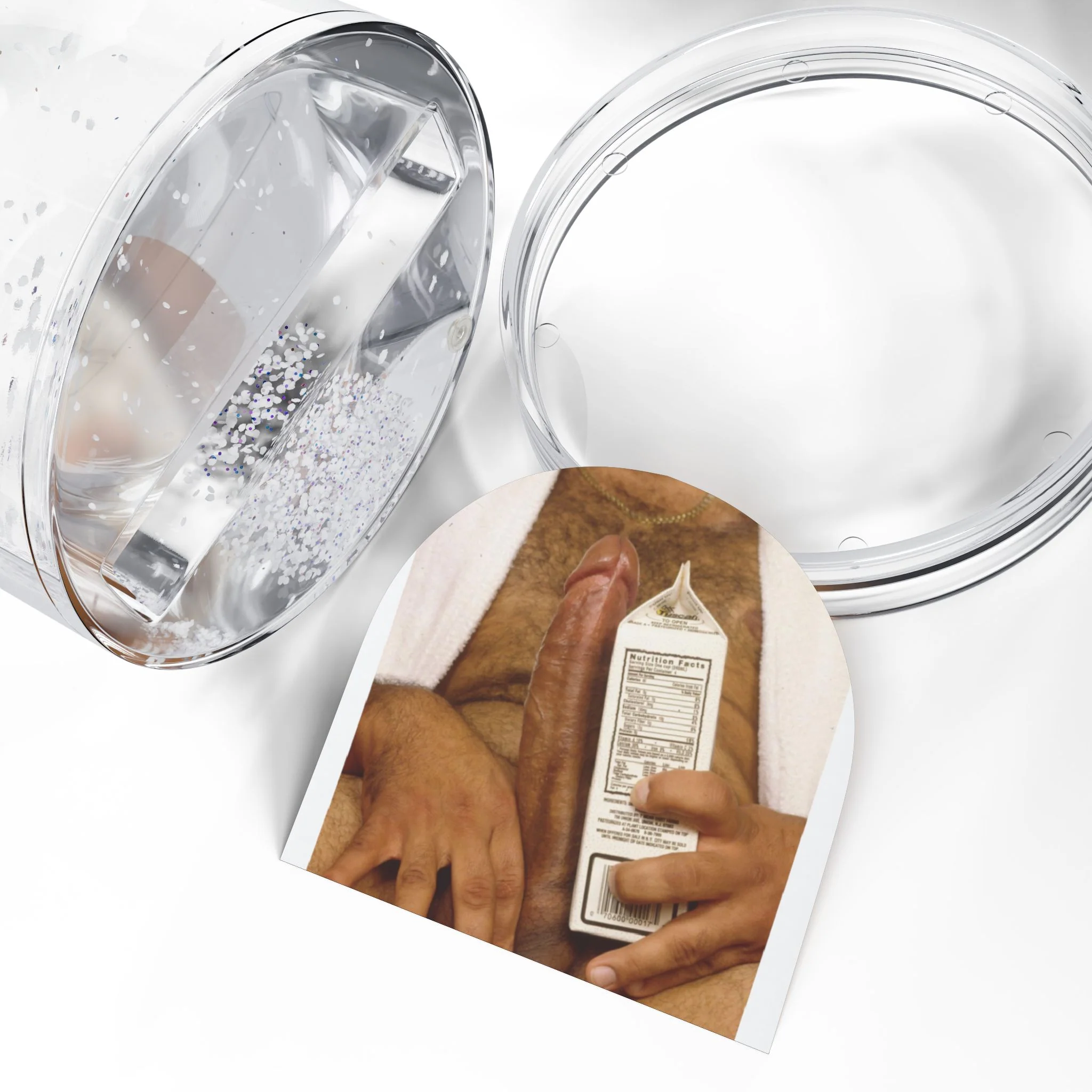 CHUCK X CULTUREEDIT Milk Me Snow Globe - Image 3