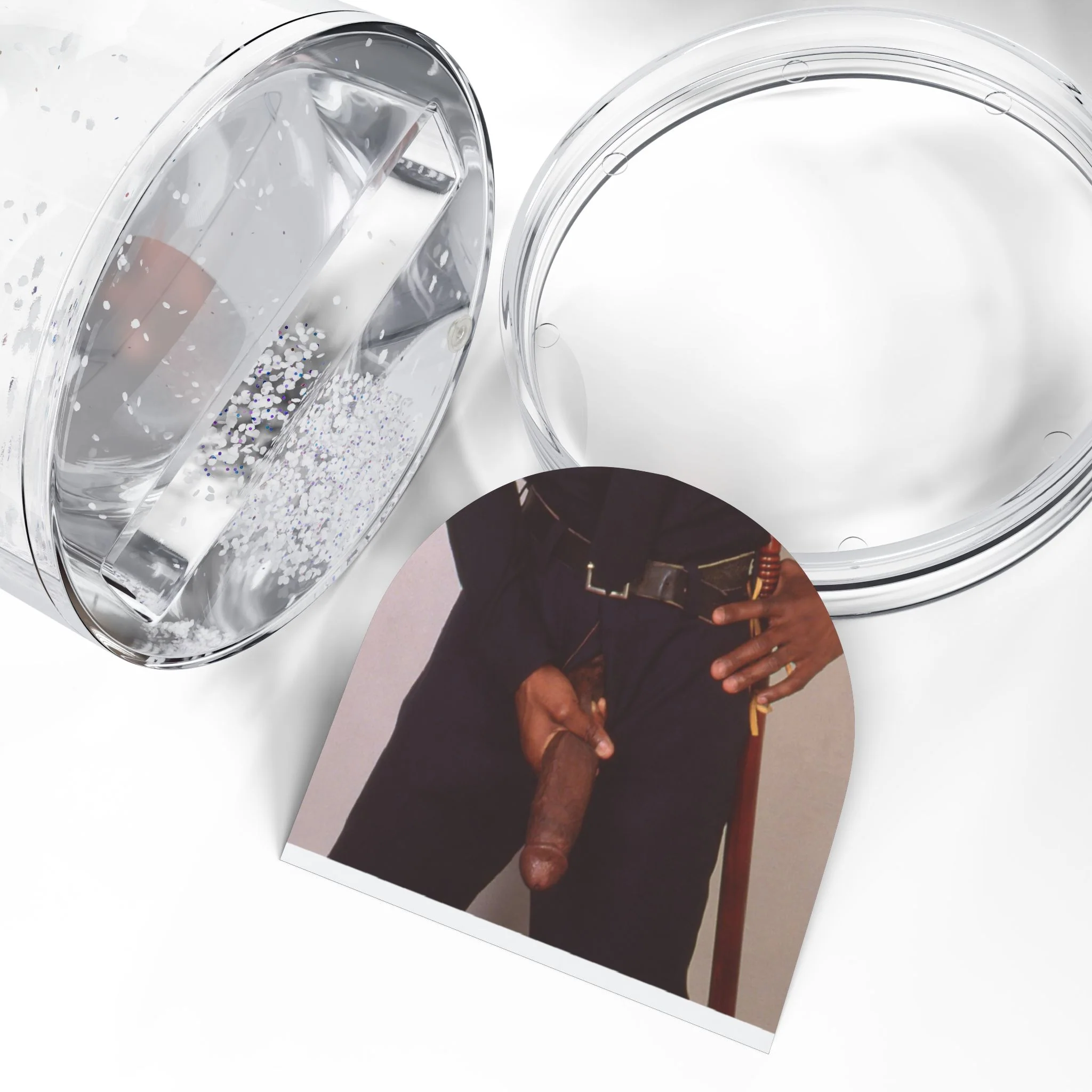 CHUCK X CULTUREEDIT Officer Dick Snow Globe - Image 3