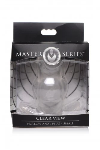 CLEAR VIEW HOLLOW ANAL PLUG - SMALL - Image 4