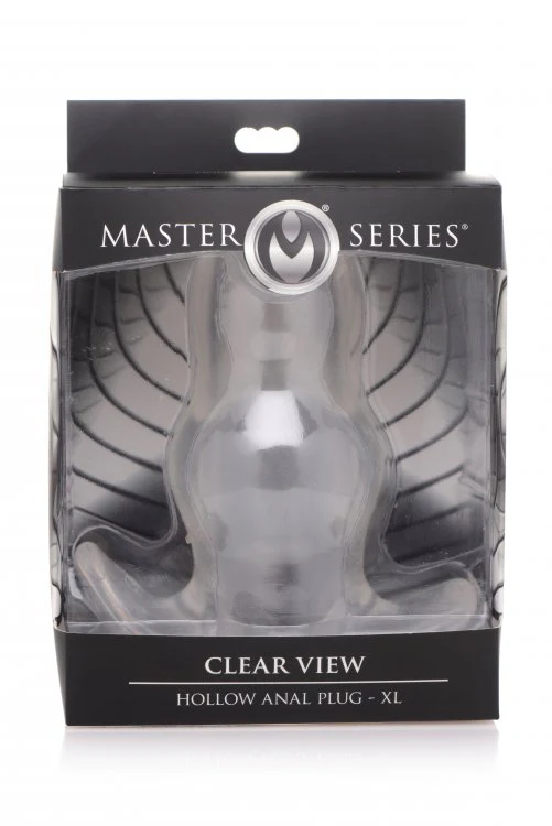 CLEAR VIEW HOLLOW ANAL PLUG - XLARGE - Image 4