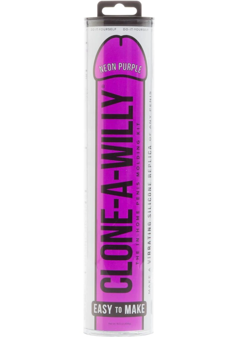CLONE A WILLY AT HOME PENIS MOLDING KIT - NEON PURPLE - Image 4