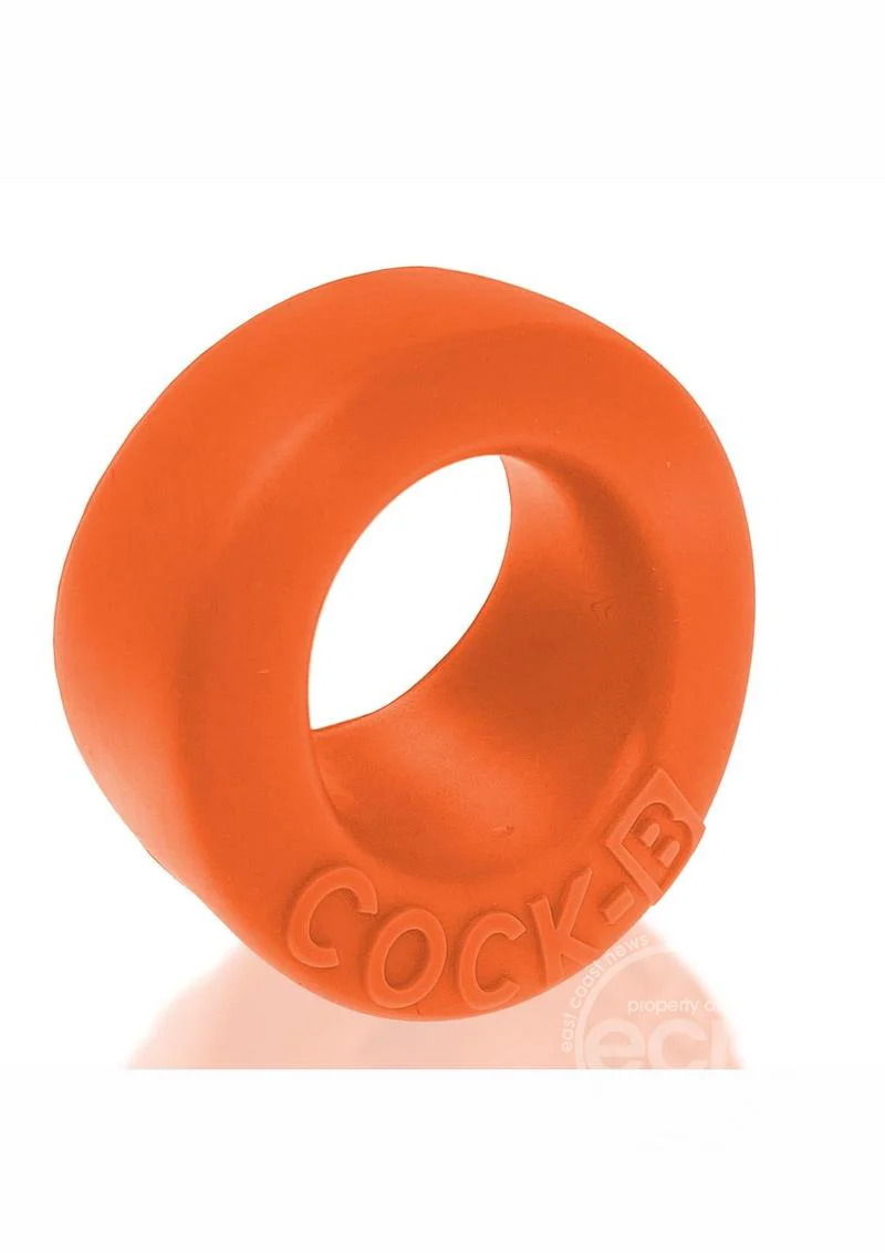 Cock B Bulge Silicone Cock Ring - Orange - Image 3