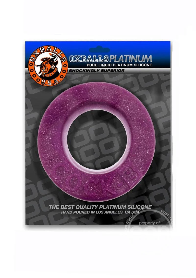 Cock B Bulge Silicone Cock Ring - Plum - Image 6