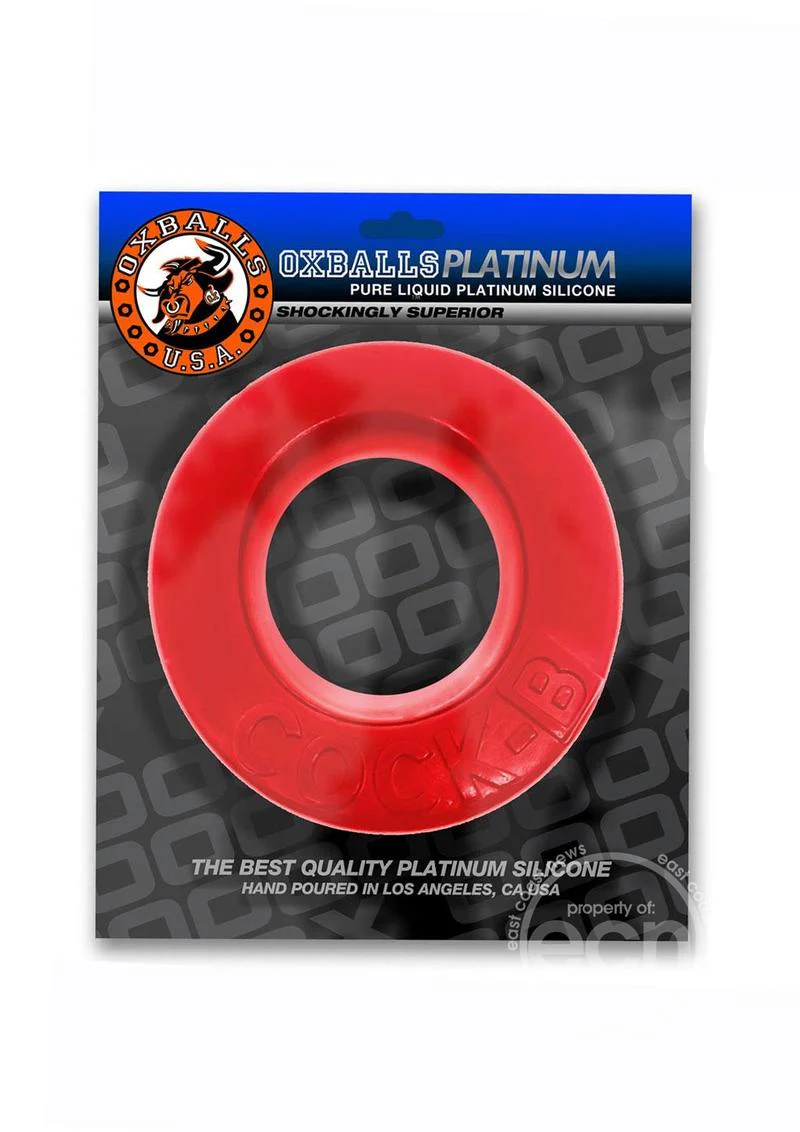 Cock B Bulge Silicone Cock Ring - Red - Image 5