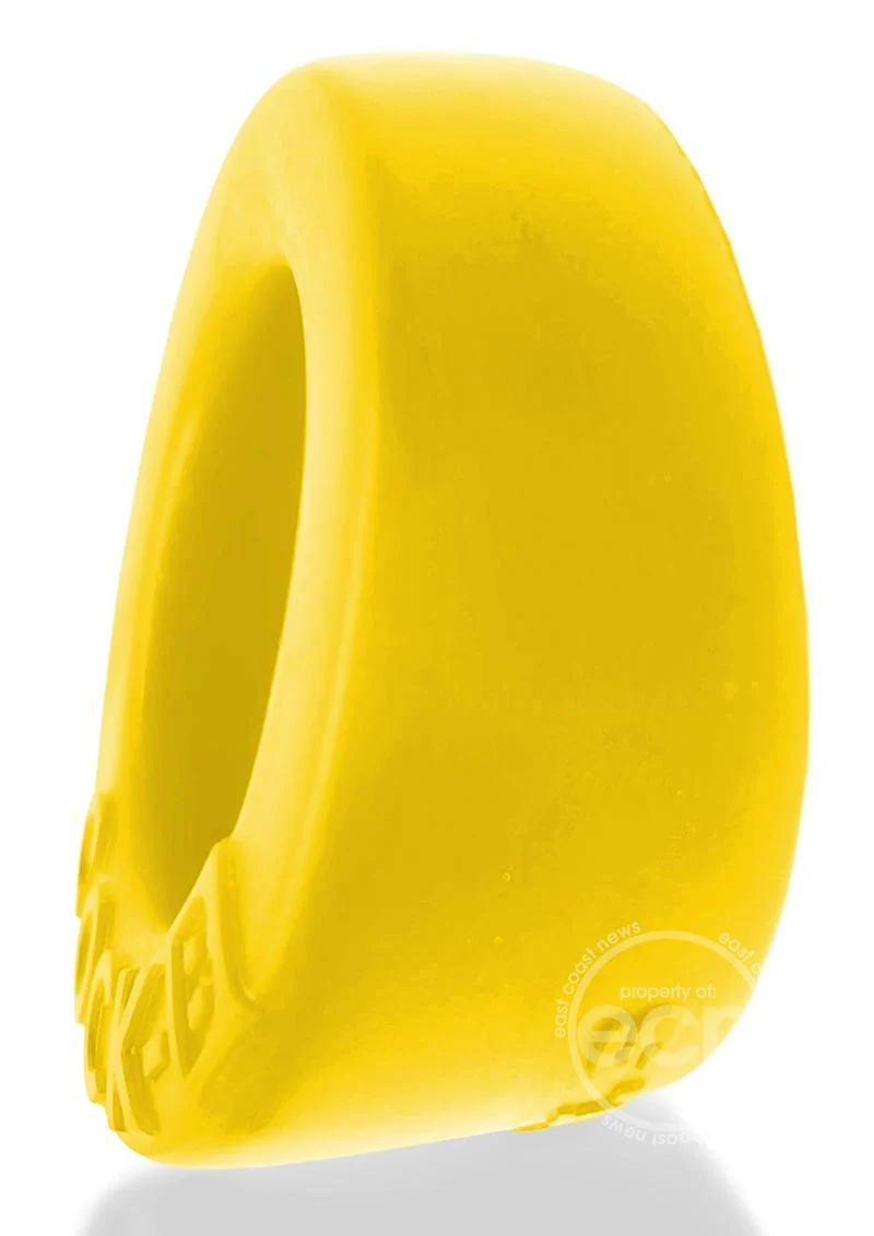 Cock B Bulge Silicone Cock Ring - Yellow - Image 5