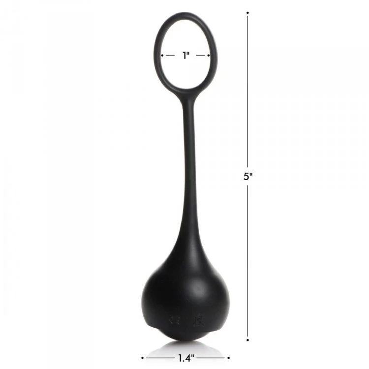 Cock Dangler Silicone Penis Strap with Weights - Image 6