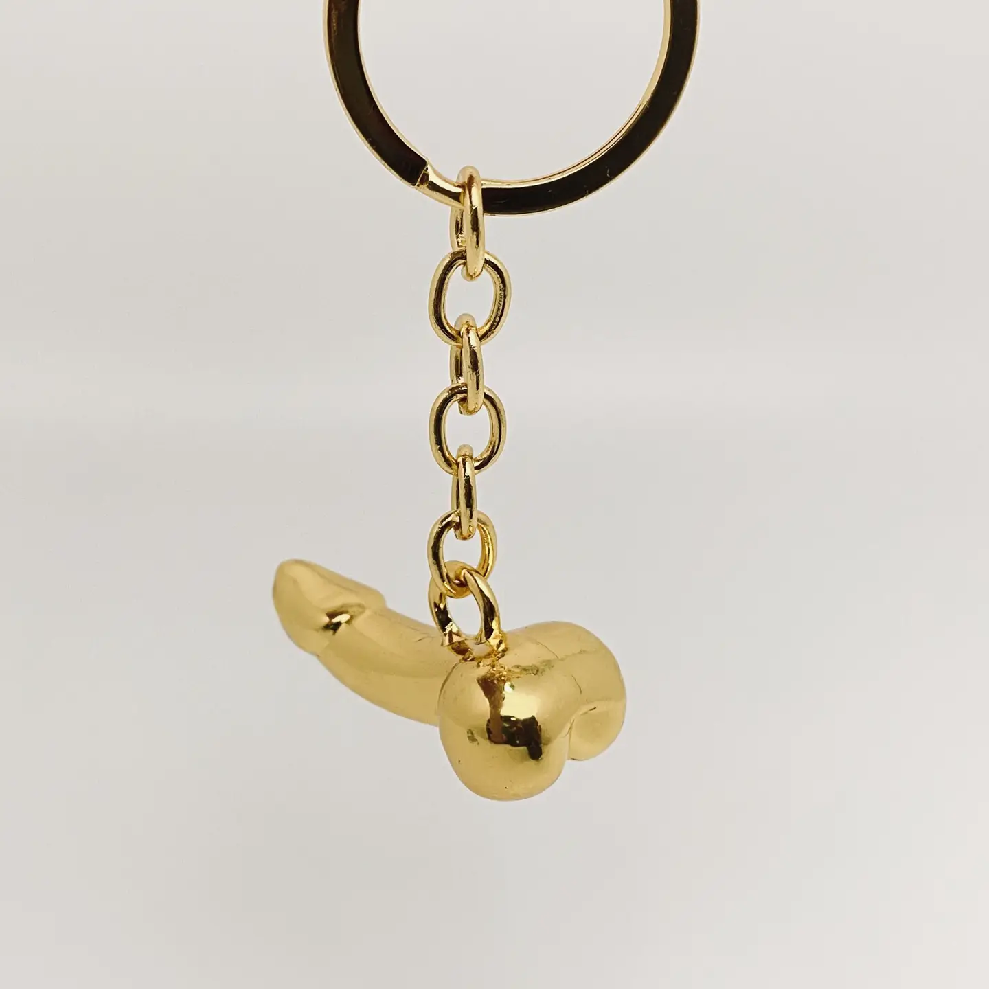COCK KEYCHAIN GOLD