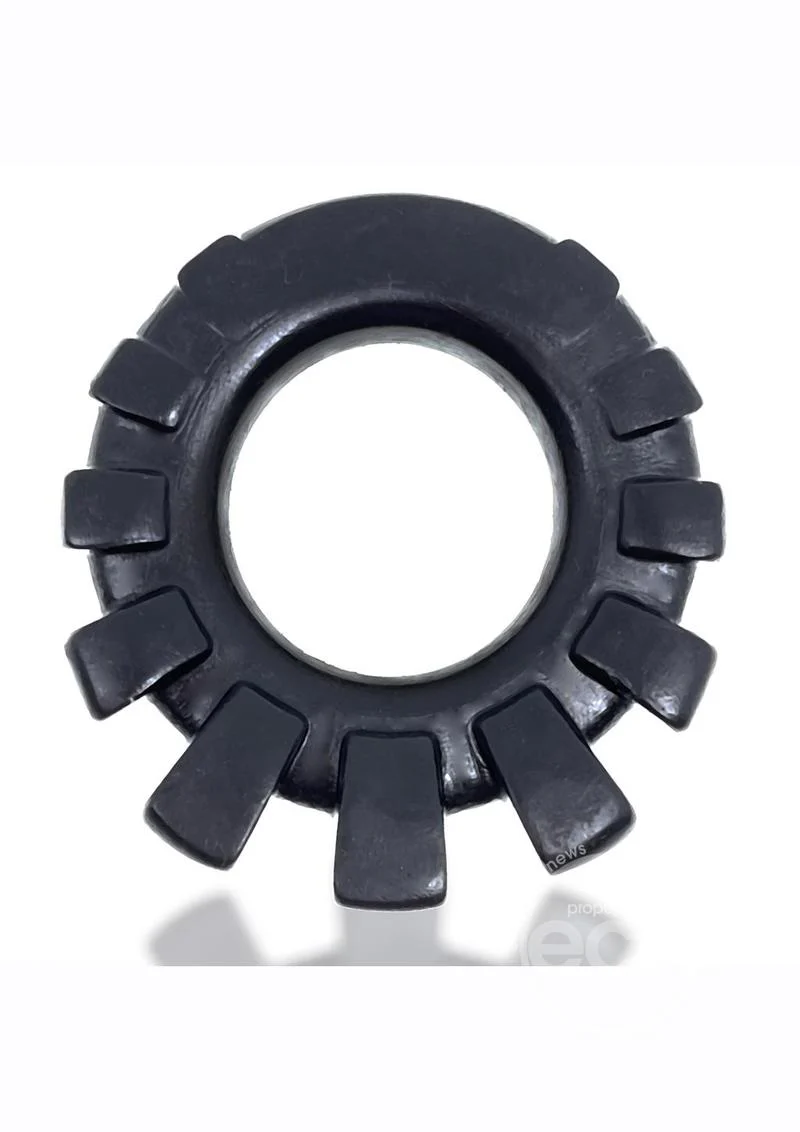 Cock Lug Lugged Cock Ring - Black - Image 4