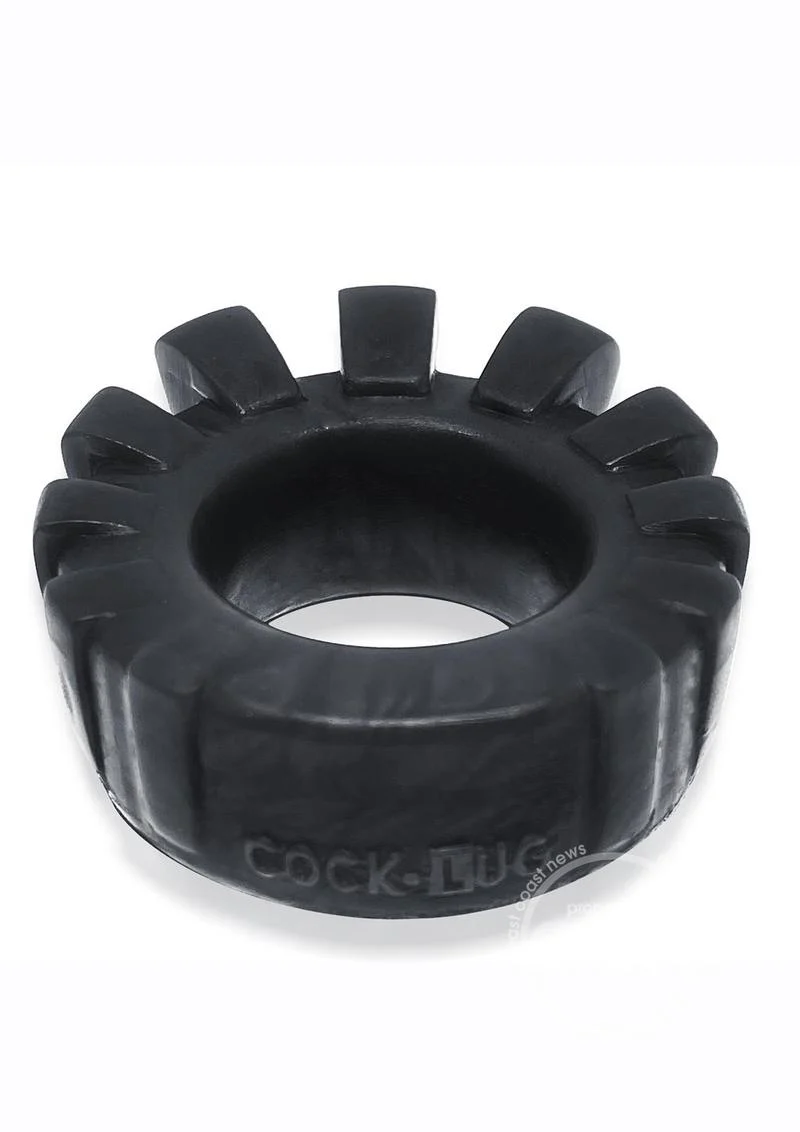 Cock Lug Lugged Cock Ring - Black - Image 5