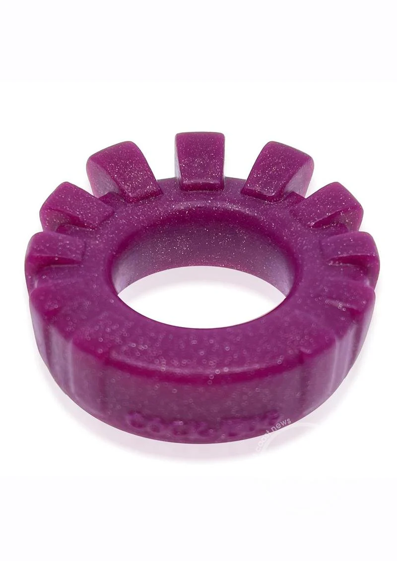 Cock Lug Lugged Cock Ring - Plum - Image 4