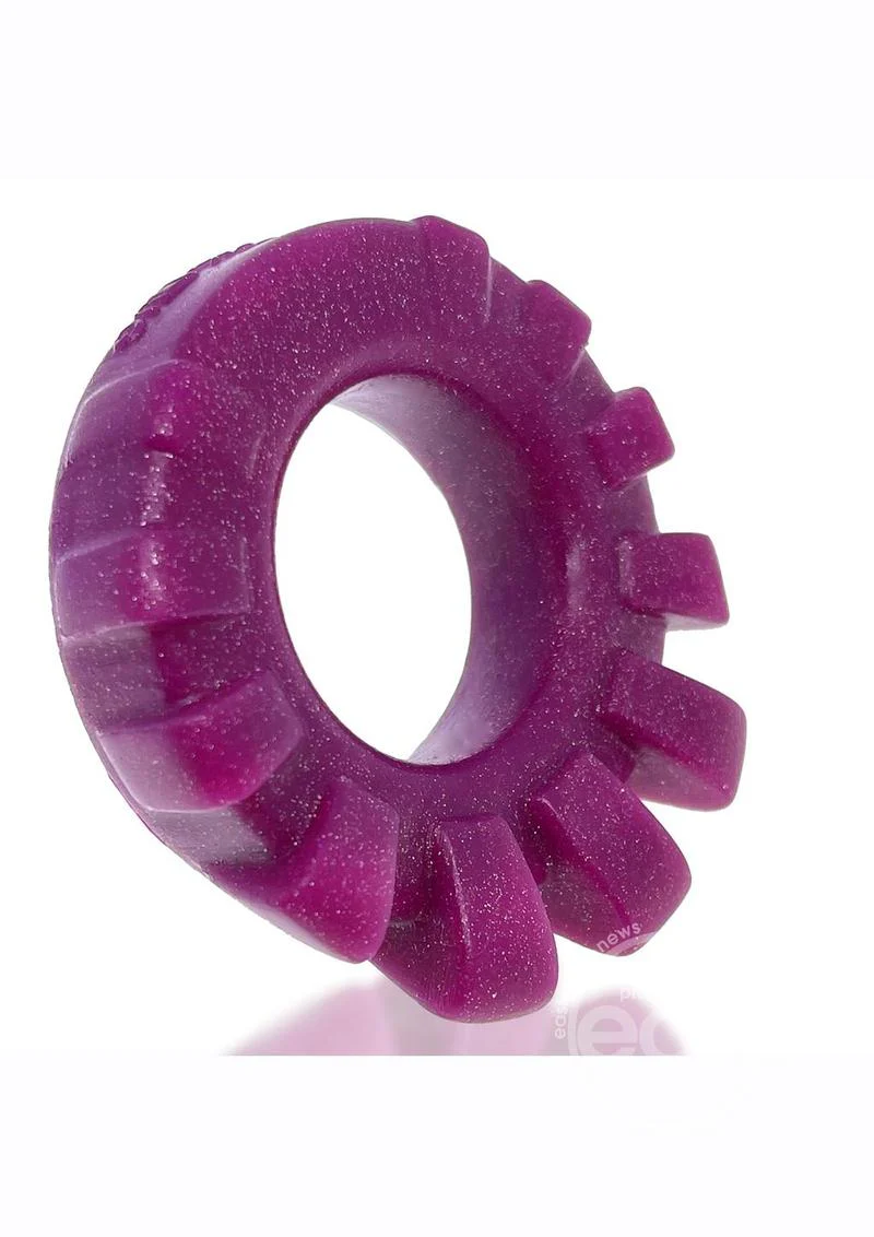 Cock Lug Lugged Cock Ring - Plum - Image 5
