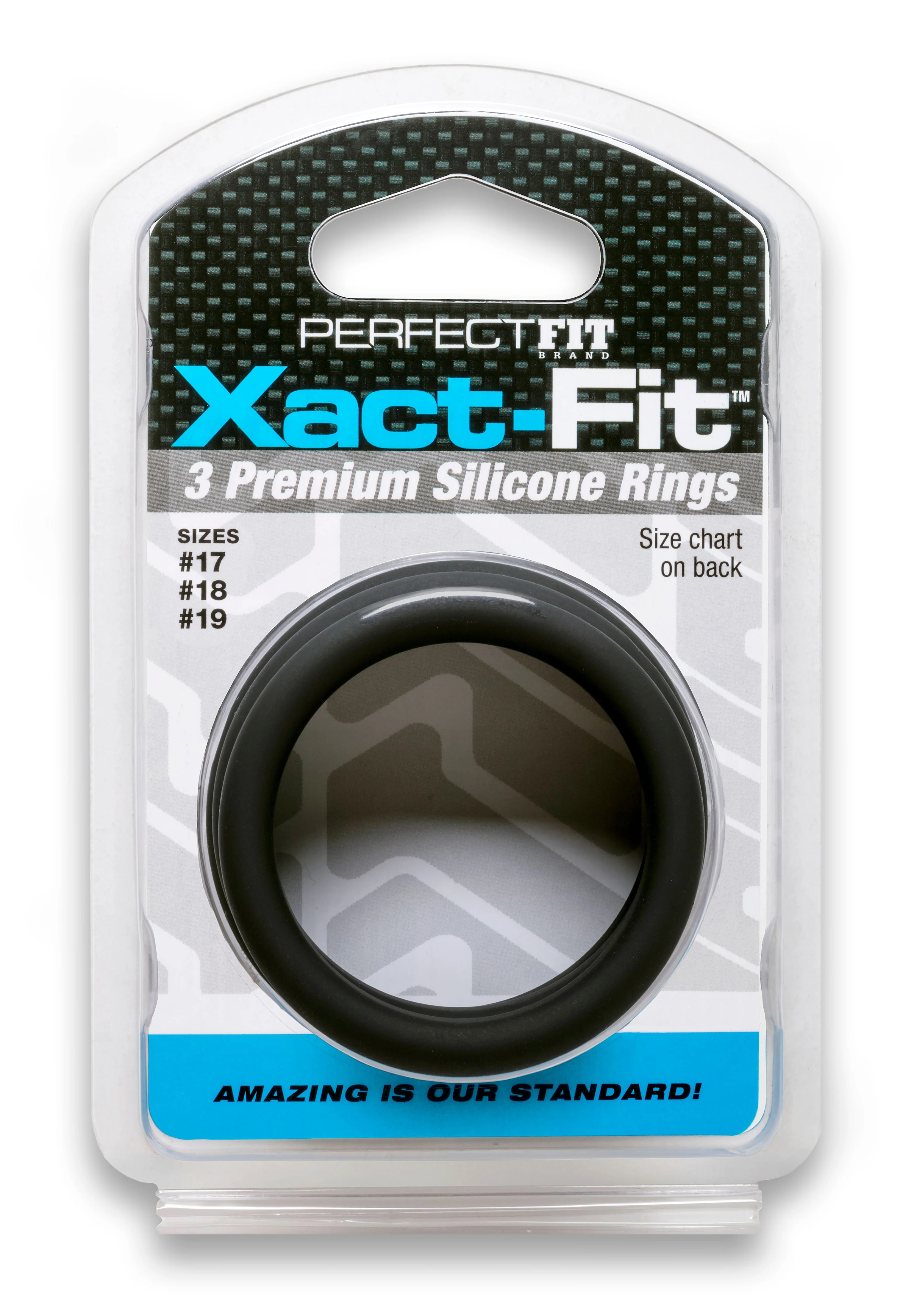 Xact-Fit Cock Rings sz 1.7- 1.9" set of 3 by Perfect Fit - Image 3