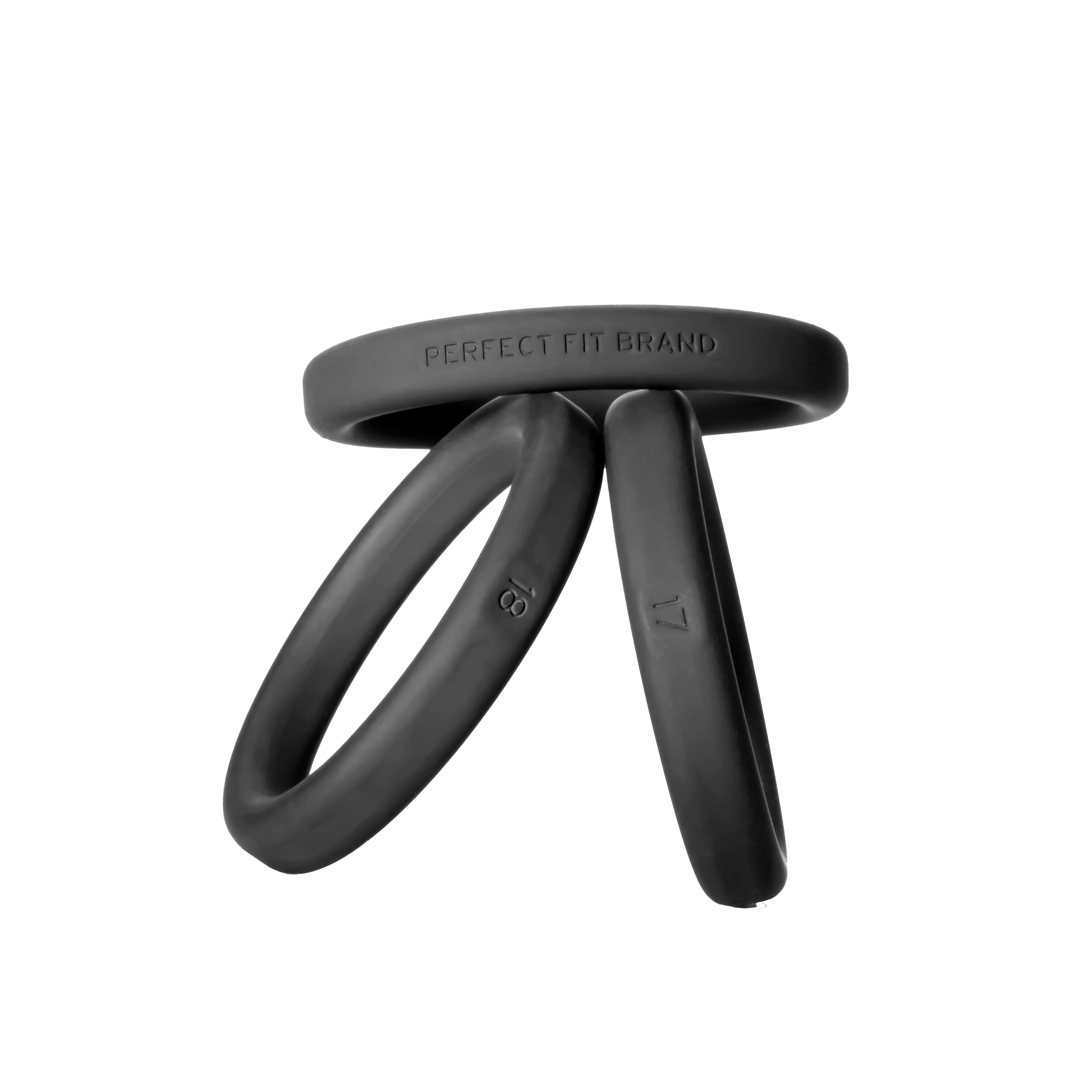 Xact-Fit Cock Rings sz 1.7- 1.9" set of 3 by Perfect Fit - Image 4
