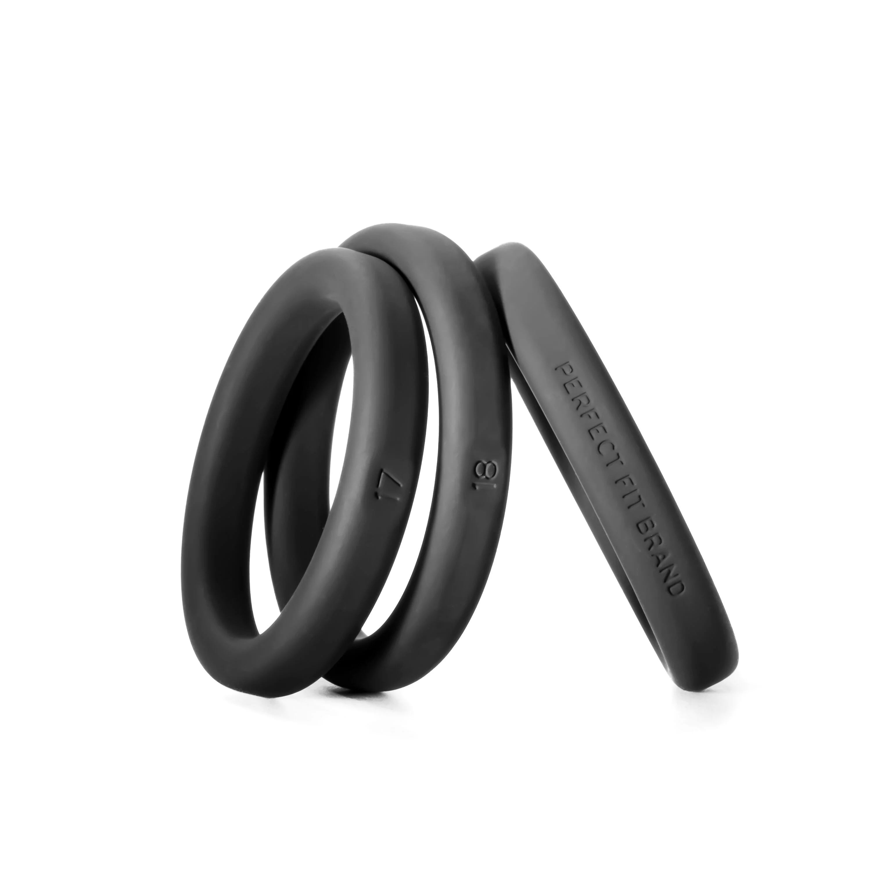 Xact-Fit Cock Rings sz 1.7- 1.9" set of 3 by Perfect Fit - Image 5