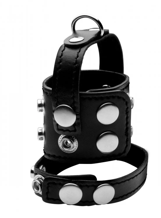 Cock Strap and Ball Stretcher  by Strict Leather - Image 3