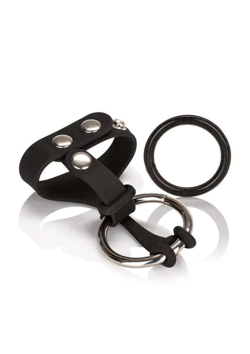 COLT Ball Spreader Set Cock Ring - Black - Image 3