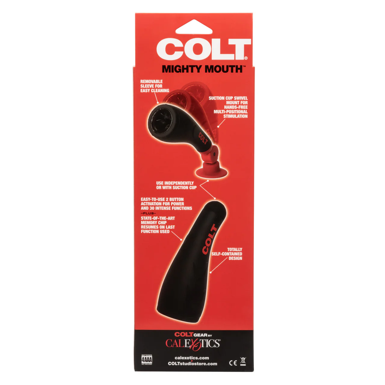 COLT Mighty Mouth Vibrating Stroker - Mouth - Image 4